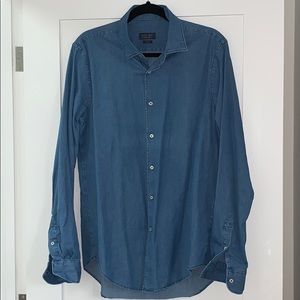 Zara • Men’s Denim-like Slim Shirt